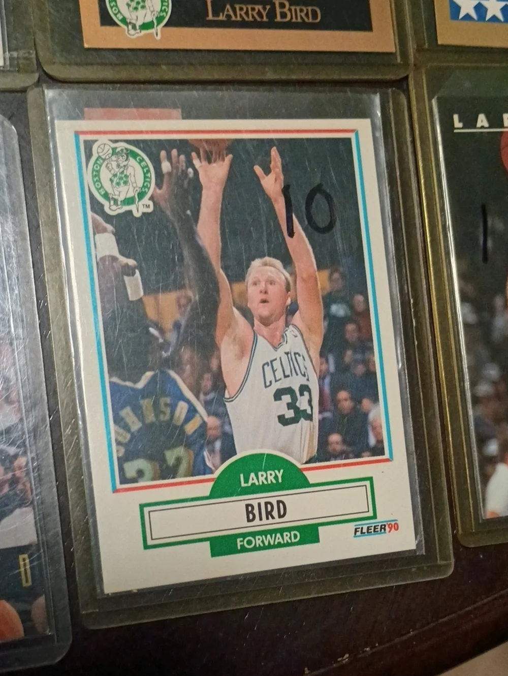Larry bird Bundle Of 6 Sports Cards Fleer Skybox Upper Deck NBA Hoops All Star